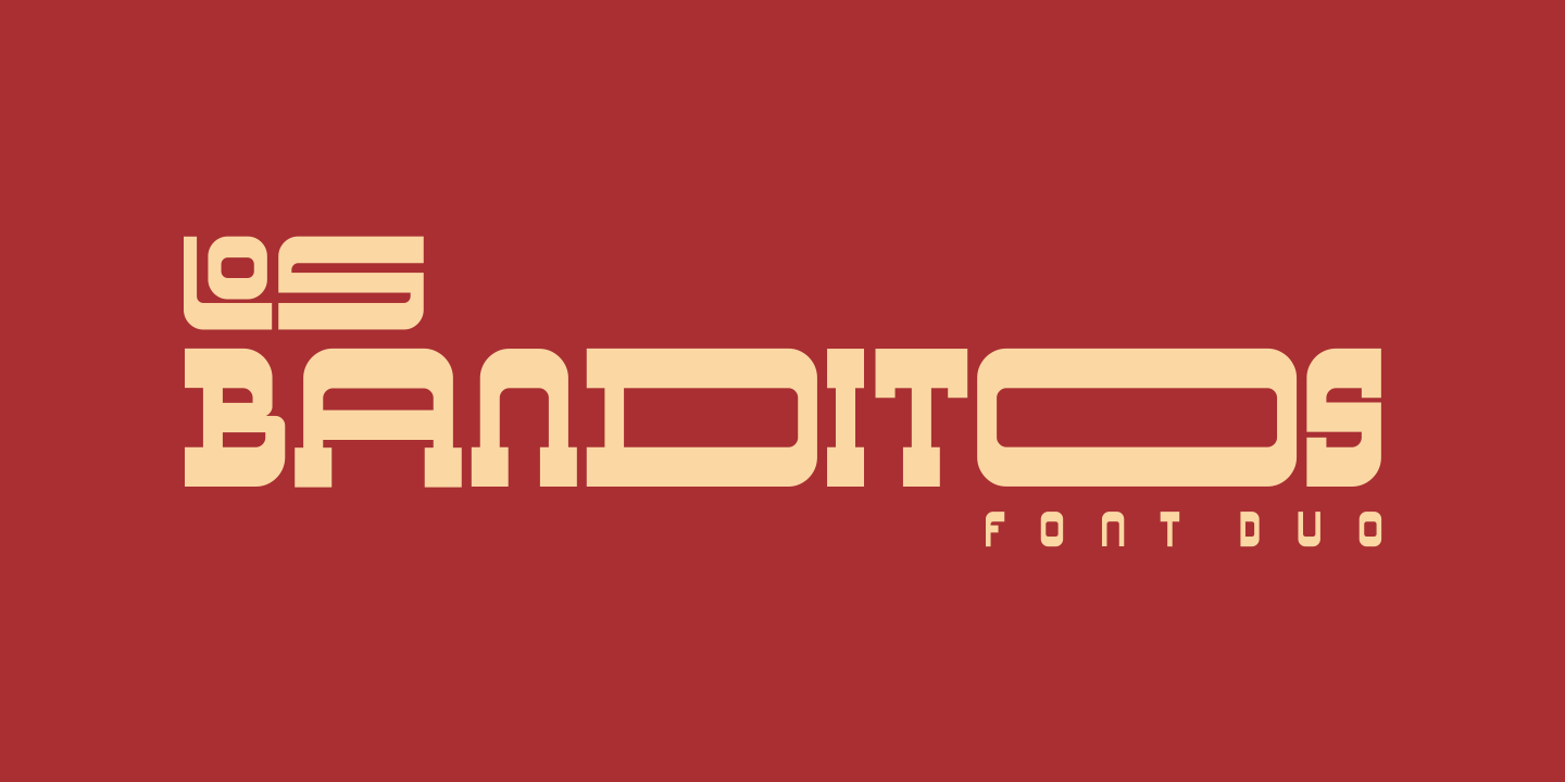 Шрифт Los Banditos